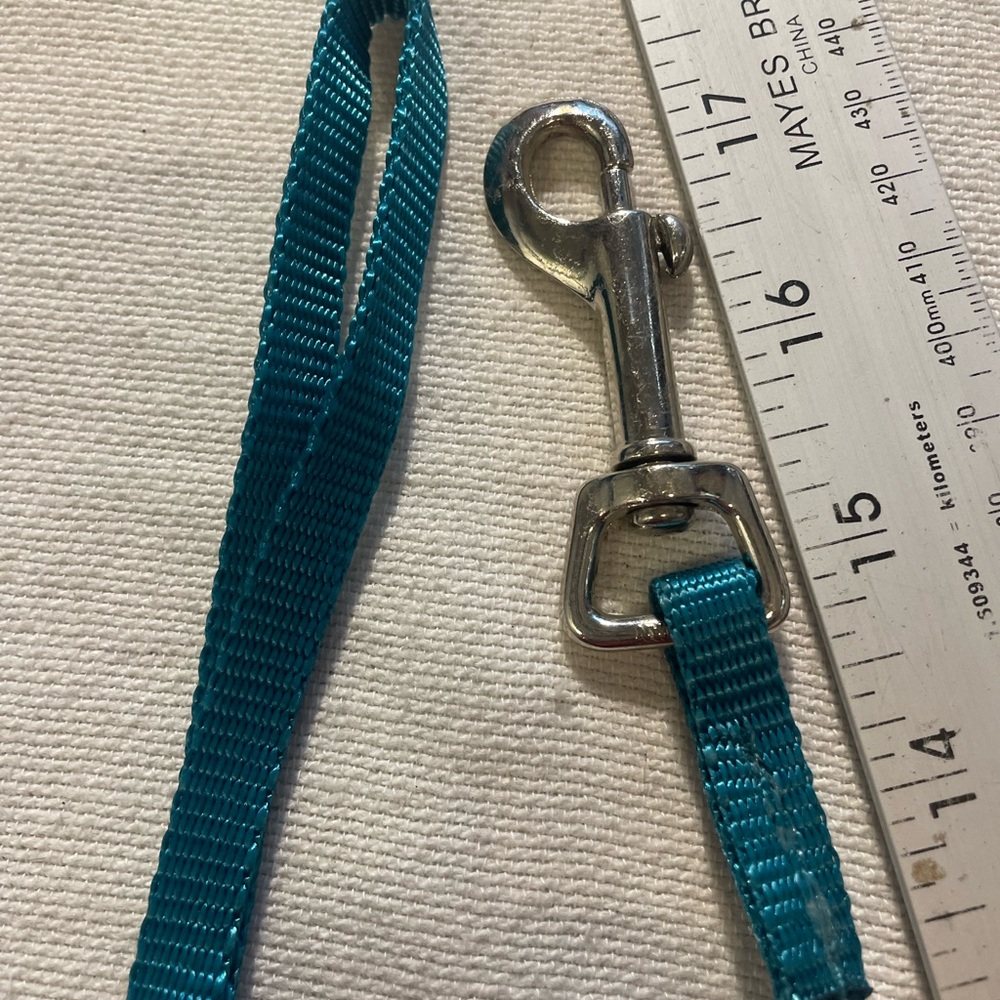 Teal horse lunge lines  with Silver Clip lot of 10